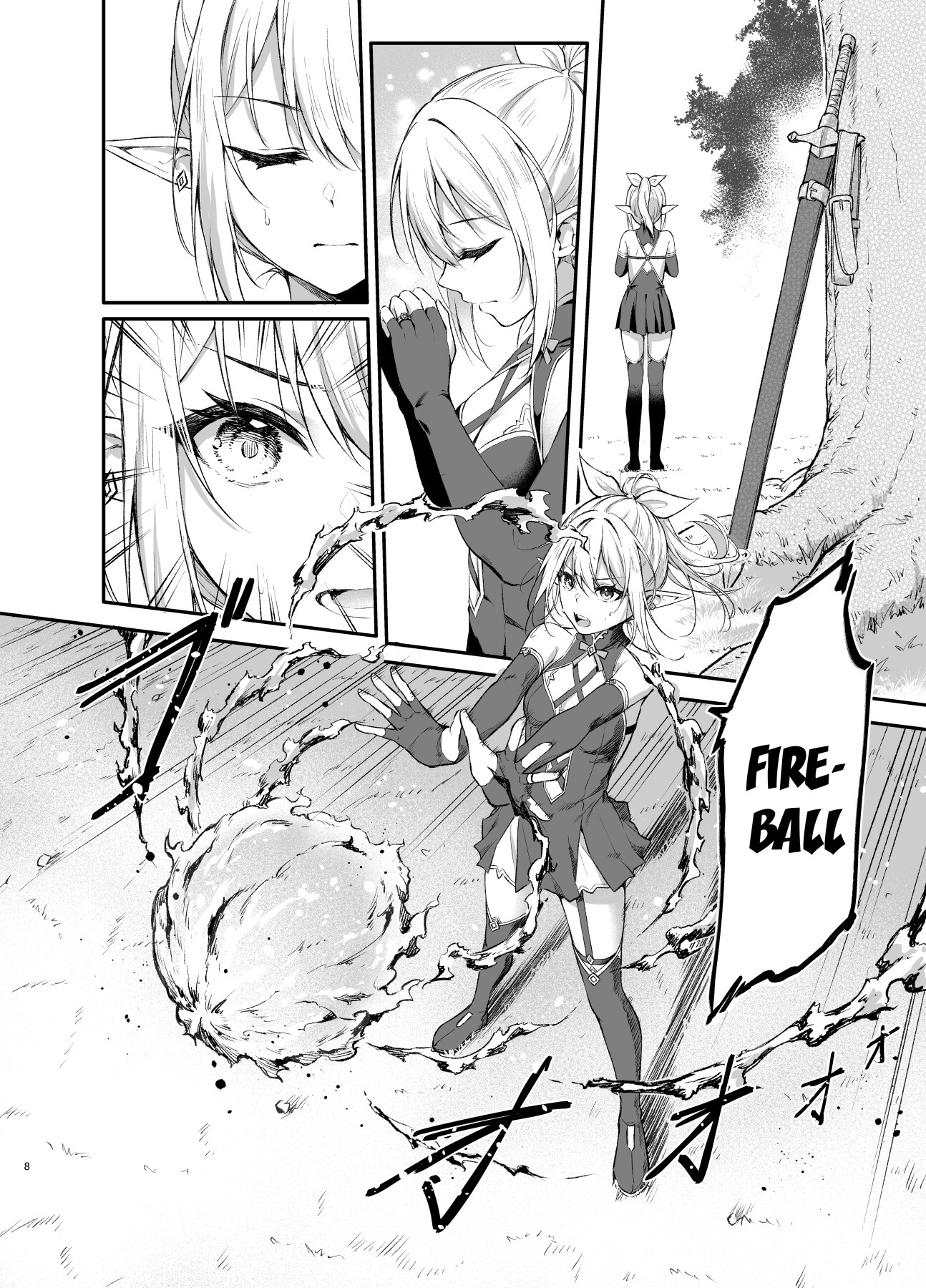 Hentai Manga Comic-Story About Using a Hypnosis Ring on An Elf-Read-8